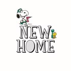 snoopy new home
